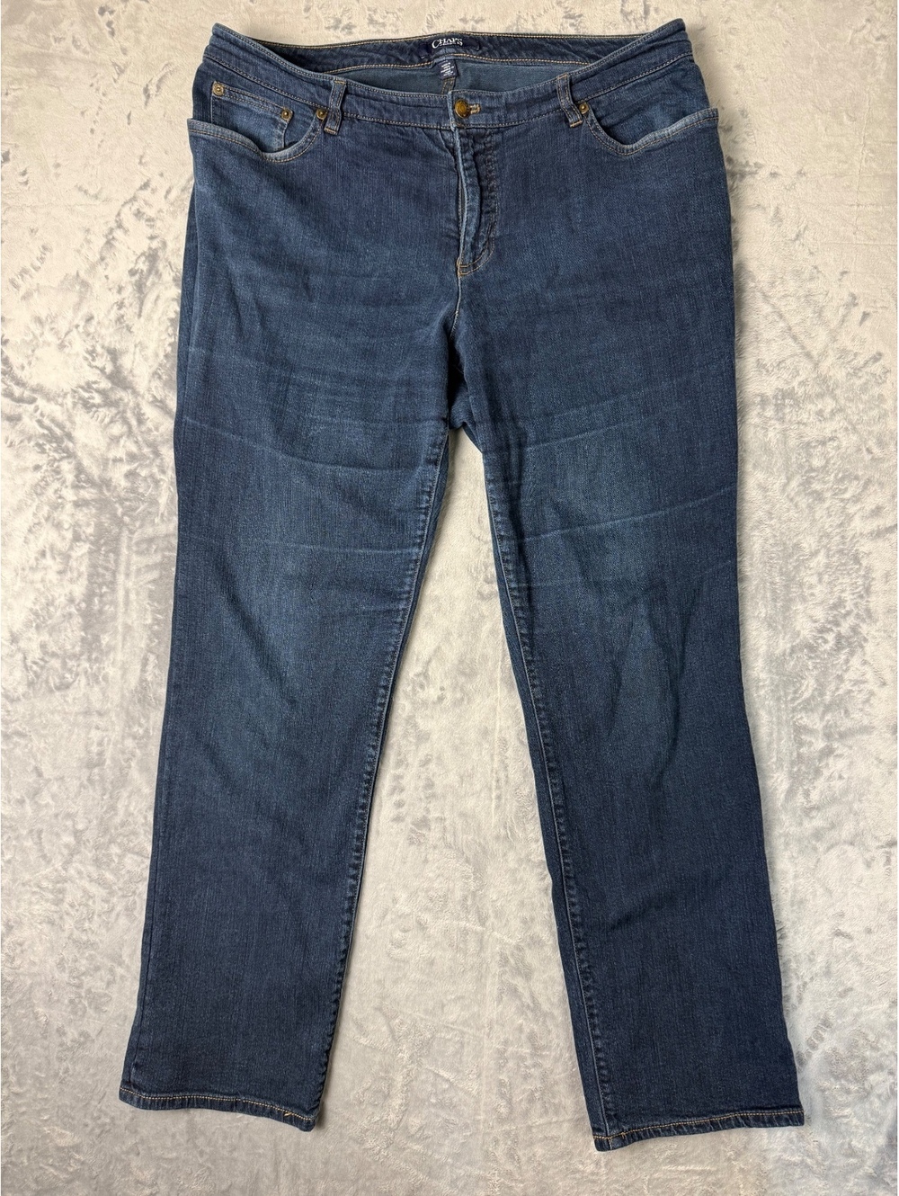 Chaps Daniella Curvy Women's Jeans Size 18W Blue Denim